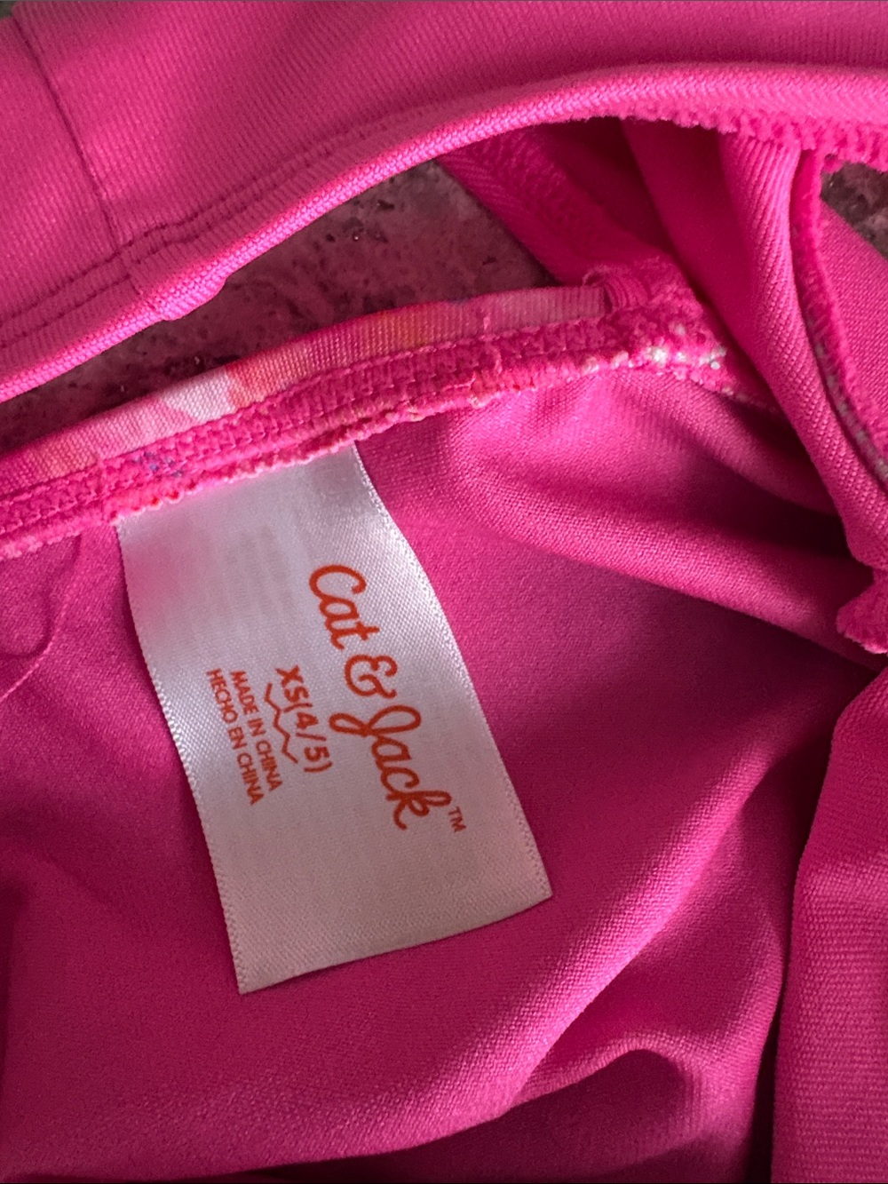 Cat & Jack Hot Pink Girls Leotard - Picture 2 of 4